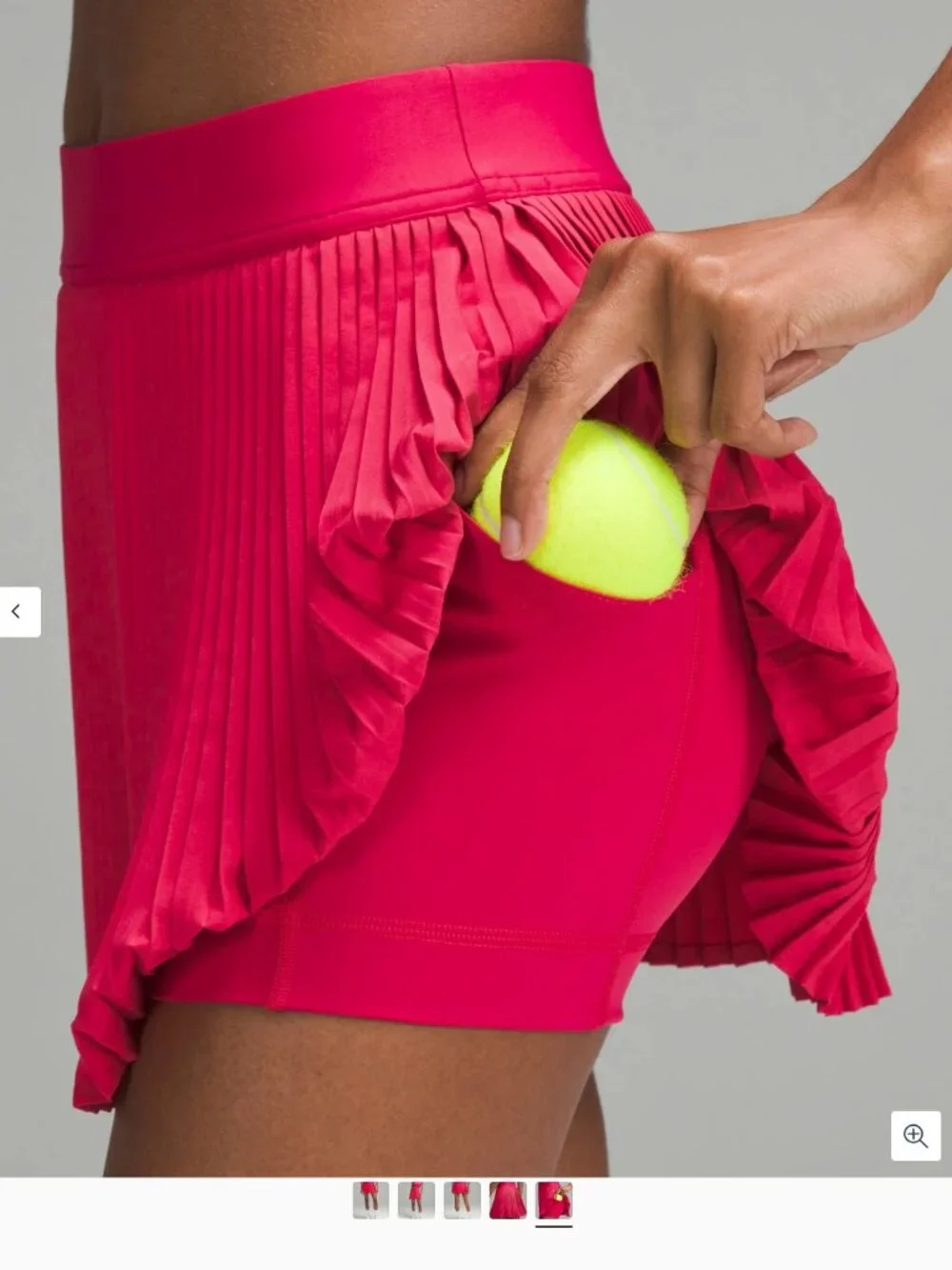 Varsity High-Rise Pleated Tennis Skirt - Picture 2 of 5